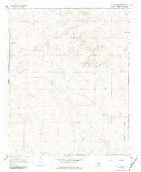 Mc Cloy Ranch New Mexico Historical topographic map, 1:24000 scale, 7.5 X 7.5 Minute, Year 1966