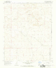 Mc Cloy Ranch New Mexico Historical topographic map, 1:24000 scale, 7.5 X 7.5 Minute, Year 1966