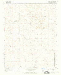 Mc Cloy Ranch New Mexico Historical topographic map, 1:24000 scale, 7.5 X 7.5 Minute, Year 1966