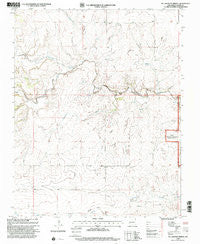 Mc Laughlin Bridge New Mexico Historical topographic map, 1:24000 scale, 7.5 X 7.5 Minute, Year 1998