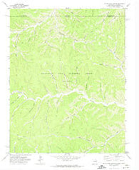 Mc Williams Canyon New Mexico Historical topographic map, 1:24000 scale, 7.5 X 7.5 Minute, Year 1971