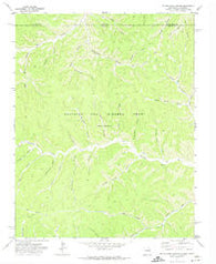 Mc Williams Canyon New Mexico Historical topographic map, 1:24000 scale, 7.5 X 7.5 Minute, Year 1971