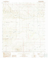 Meadow Hill New Mexico Historical topographic map, 1:24000 scale, 7.5 X 7.5 Minute, Year 1989