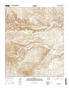 Meadow Hill New Mexico Current topographic map, 1:24000 scale, 7.5 X 7.5 Minute, Year 2017