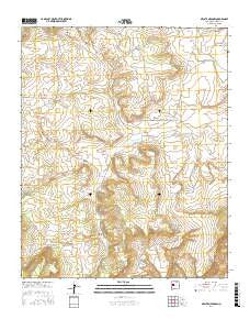 Mecate Meadow New Mexico Current topographic map, 1:24000 scale, 7.5 X 7.5 Minute, Year 2017