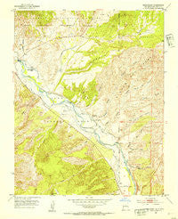 Medanales New Mexico Historical topographic map, 1:24000 scale, 7.5 X 7.5 Minute, Year 1953