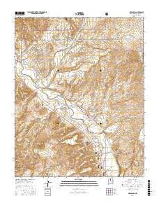 Medanales New Mexico Current topographic map, 1:24000 scale, 7.5 X 7.5 Minute, Year 2017