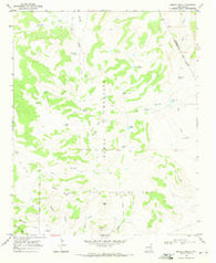 Medina Mesa New Mexico Historical topographic map, 1:24000 scale, 7.5 X 7.5 Minute, Year 1968