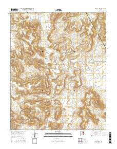 Medina Mesa New Mexico Current topographic map, 1:24000 scale, 7.5 X 7.5 Minute, Year 2017