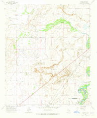 Melena New Mexico Historical topographic map, 1:24000 scale, 7.5 X 7.5 Minute, Year 1962