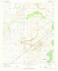 Melena New Mexico Historical topographic map, 1:24000 scale, 7.5 X 7.5 Minute, Year 1962
