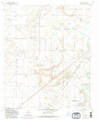 Melena New Mexico Historical topographic map, 1:24000 scale, 7.5 X 7.5 Minute, Year 1962