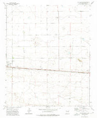 Melrose East New Mexico Historical topographic map, 1:24000 scale, 7.5 X 7.5 Minute, Year 1972