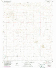 Melrose SE New Mexico Historical topographic map, 1:24000 scale, 7.5 X 7.5 Minute, Year 1973