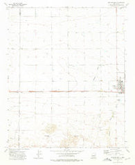 Melrose West New Mexico Historical topographic map, 1:24000 scale, 7.5 X 7.5 Minute, Year 1973