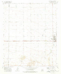 Melrose West New Mexico Historical topographic map, 1:24000 scale, 7.5 X 7.5 Minute, Year 1973