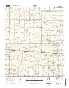 Melrose East New Mexico Historical topographic map, 1:24000 scale, 7.5 X 7.5 Minute, Year 2013