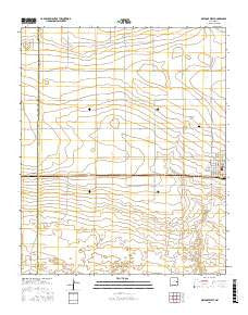 Melrose West New Mexico Current topographic map, 1:24000 scale, 7.5 X 7.5 Minute, Year 2017