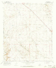 Mesa New Mexico Historical topographic map, 1:24000 scale, 7.5 X 7.5 Minute, Year 1967