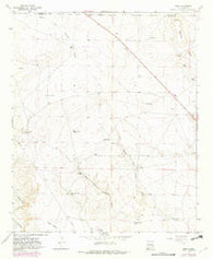 Mesa New Mexico Historical topographic map, 1:24000 scale, 7.5 X 7.5 Minute, Year 1967