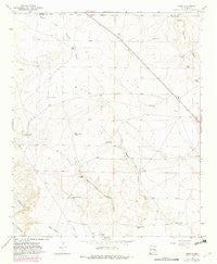Mesa New Mexico Historical topographic map, 1:24000 scale, 7.5 X 7.5 Minute, Year 1967