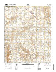 Mesa New Mexico Historical topographic map, 1:24000 scale, 7.5 X 7.5 Minute, Year 2013