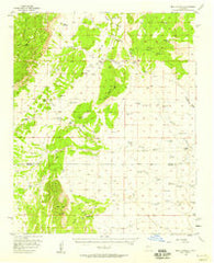 Mesa Aparejo New Mexico Historical topographic map, 1:62500 scale, 15 X 15 Minute, Year 1956