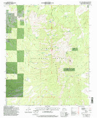 Mesa Cencerro New Mexico Historical topographic map, 1:24000 scale, 7.5 X 7.5 Minute, Year 1995