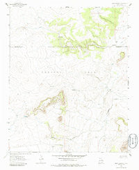 Mesa Cherisco New Mexico Historical topographic map, 1:24000 scale, 7.5 X 7.5 Minute, Year 1963