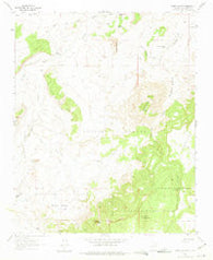 Mesa Cortada New Mexico Historical topographic map, 1:24000 scale, 7.5 X 7.5 Minute, Year 1961