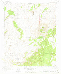 Mesa Cortada New Mexico Historical topographic map, 1:24000 scale, 7.5 X 7.5 Minute, Year 1961