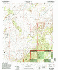 Mesa Cortada New Mexico Historical topographic map, 1:24000 scale, 7.5 X 7.5 Minute, Year 1995