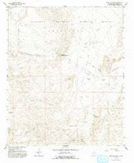 Mesa Del Yeso New Mexico Historical topographic map, 1:24000 scale, 7.5 X 7.5 Minute, Year 1959