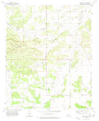 Mesa Draw New Mexico Historical topographic map, 1:24000 scale, 7.5 X 7.5 Minute, Year 1972
