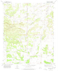 Mesa Draw New Mexico Historical topographic map, 1:24000 scale, 7.5 X 7.5 Minute, Year 1972