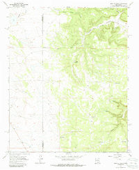 Mesa El Toro New Mexico Historical topographic map, 1:24000 scale, 7.5 X 7.5 Minute, Year 1966