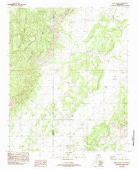 Mesa Gallina New Mexico Historical topographic map, 1:24000 scale, 7.5 X 7.5 Minute, Year 1985