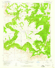 Mesa Gigante New Mexico Historical topographic map, 1:24000 scale, 7.5 X 7.5 Minute, Year 1957