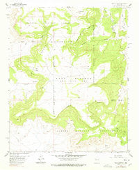 Mesa Gigante New Mexico Historical topographic map, 1:24000 scale, 7.5 X 7.5 Minute, Year 1957