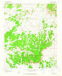 Mesa Portales New Mexico Historical topographic map, 1:24000 scale, 7.5 X 7.5 Minute, Year 1961