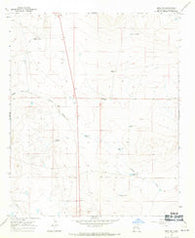Mesa SE New Mexico Historical topographic map, 1:24000 scale, 7.5 X 7.5 Minute, Year 1967