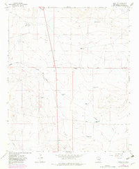Mesa SE New Mexico Historical topographic map, 1:24000 scale, 7.5 X 7.5 Minute, Year 1967