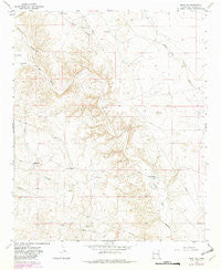 Mesa SW New Mexico Historical topographic map, 1:24000 scale, 7.5 X 7.5 Minute, Year 1967