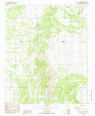Mesa Sarca New Mexico Historical topographic map, 1:24000 scale, 7.5 X 7.5 Minute, Year 1985