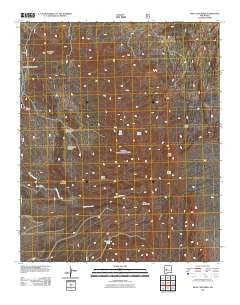 Mesa Cencerro New Mexico Historical topographic map, 1:24000 scale, 7.5 X 7.5 Minute, Year 2011