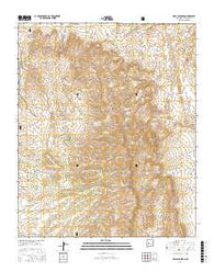 Mesa Cencerro New Mexico Current topographic map, 1:24000 scale, 7.5 X 7.5 Minute, Year 2017