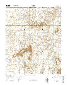 Mesa Cherisco New Mexico Historical topographic map, 1:24000 scale, 7.5 X 7.5 Minute, Year 2013