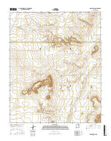 Mesa Cherisco New Mexico Current topographic map, 1:24000 scale, 7.5 X 7.5 Minute, Year 2017