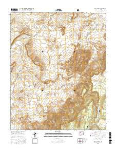 Mesa Cortada New Mexico Current topographic map, 1:24000 scale, 7.5 X 7.5 Minute, Year 2017