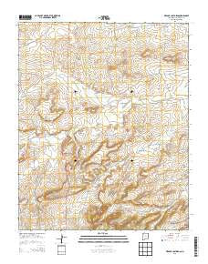 Mesa De Los Toros New Mexico Historical topographic map, 1:24000 scale, 7.5 X 7.5 Minute, Year 2013